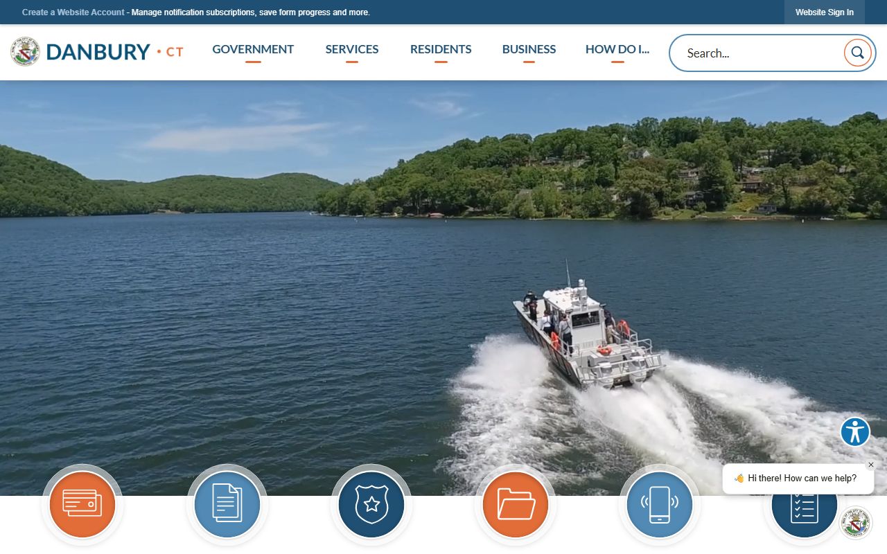 Danbury city clerk website for Connecticut people search