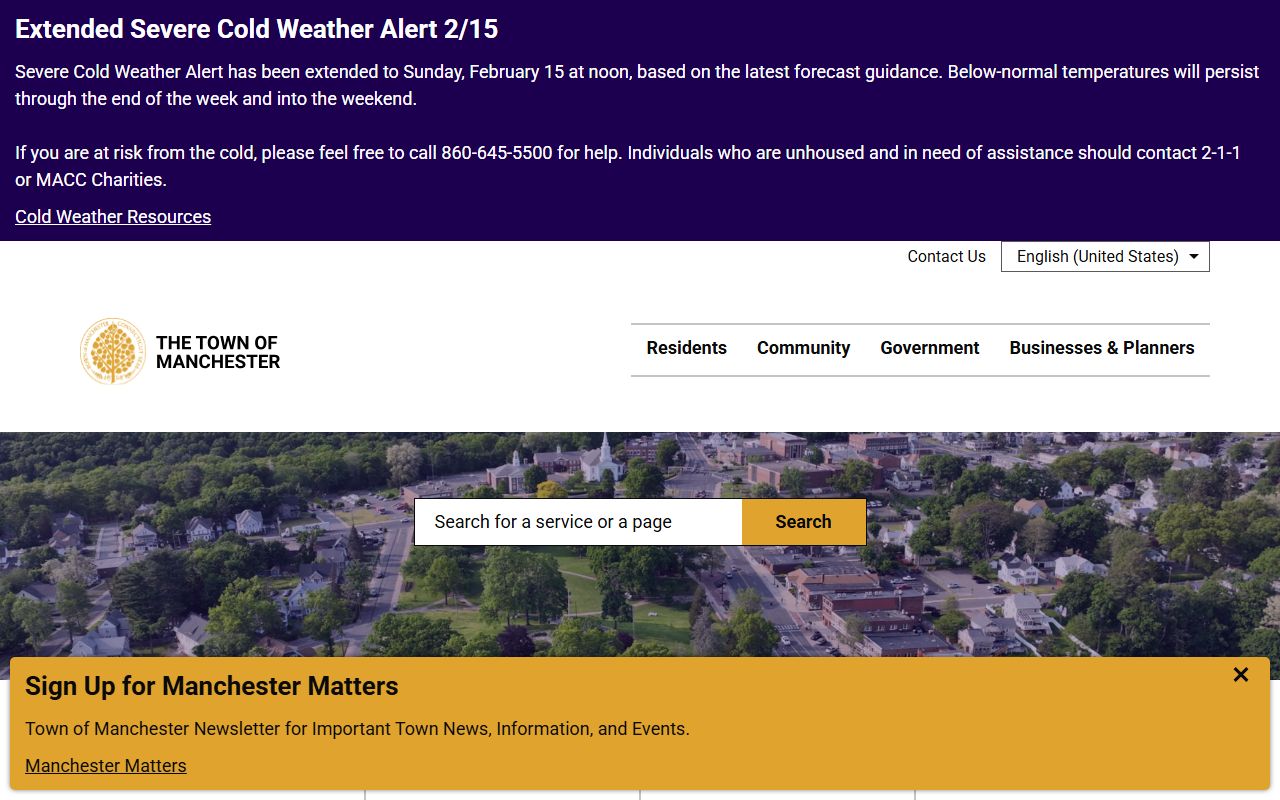 Manchester town clerk website for people search records